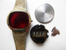 Red LED vintage woman's 1970's