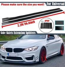 BMW E90 E90 F10 Car Side Skirts 2.2M  Universal Car Side Skirts  Carbon Effect