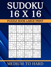 16 x 16 Sudoku Puzzle Book