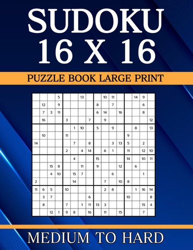 Sudoku puzzle book - 16,