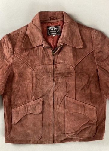 Vintage suede leather jacket - vintage,