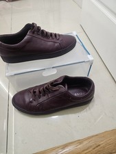 REISS Luca Leather Sneakers