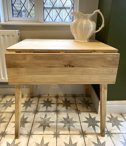 Vintage beech drop leaf - vintage, drop-leaf