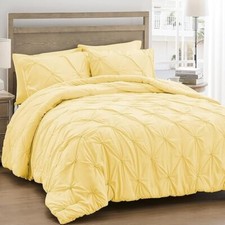 Luxury Pintuck Diamonds Duvet Covers Double Super King Size Quilt Bedding Sets