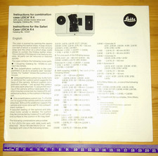 Instruction manual for - instruction, leica