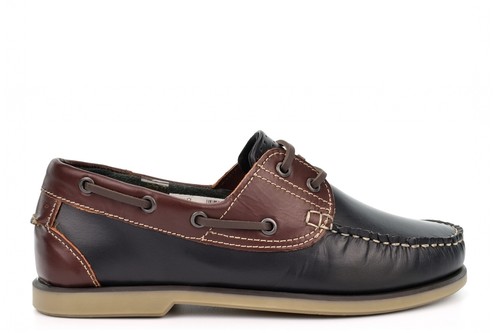Mens leather boat shoes - leather,