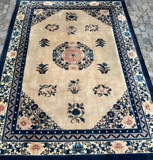 A BEAUTIFUL OLD HANDMADE TRADITIONAL CHINESE ORIENTAL RUG(290 x 200 cm)*