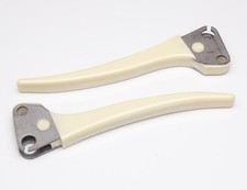 Lambretta D LD E F White Lever Pair Casa Lambretta 11771136