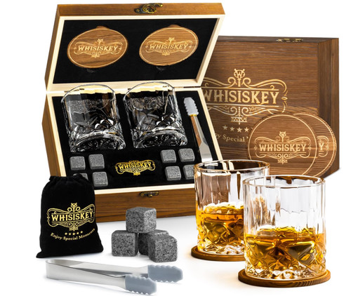 Whiskey gift set for men - for,