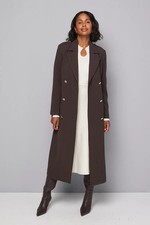 Wallis Chocolate Coat Womens