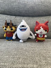 X3 Yo-Kai Watch Character Toys. Whisper Plush And X2 Electronic Working Toys