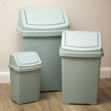 Silver Sage Plastic Swing Bin