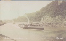 UK Bristol Britannia in river