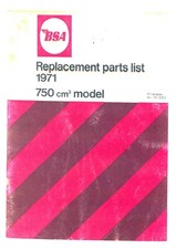 BSA Motorcycle Motorbike A75