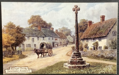 Crowcombe village cross - crowcombe,