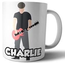 Personalised Guitar Player Mug