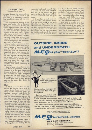 1968 paper mfg molded - paper, ad