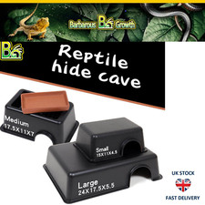 Reptile Vivarium Plastic Humidity Hide Cave Shelter