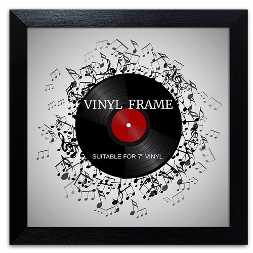 Vinyl single album black - single,