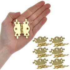 Butterfly Cabinet Hinges 6Pk Cupboard Door Decorative Ornate Fancy Antique Brass