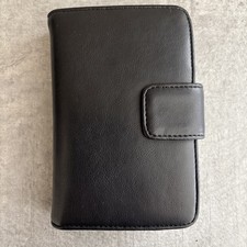 Black Faux Leather Personal Organiser. Unused with full inserts. 