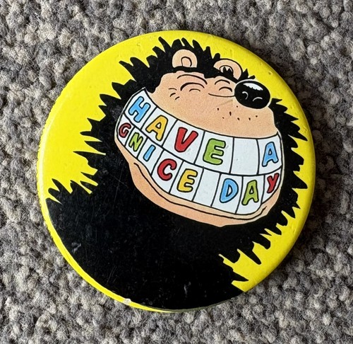 Beano gnasher badge comic - badge,