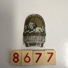 Vintage Phillips Mudguard Badge  Birmingham 8677