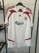 Liverpool 2007-2008 Away Football Shirt Size XL #8 Gerrard Adidas Genuine VGC