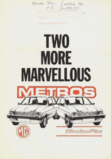 Austin Metro Vanden Plas & MG