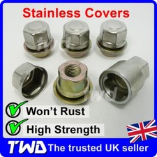 4x ALLOY WHEEL LOCKING NUTS WITH CAPTIVE WASHERS - FORDS (M12X1.5) BOLTS b[N0t]