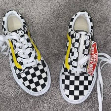 VANS old skool checkard yellow