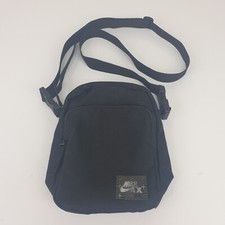 Nike Air Max Crossbody Shoulder Bag Black Logo Adjustable Mini Messenger