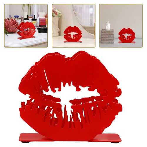 Red iron napkin - iron, holder