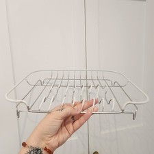 Vintage Metal Wire Dish Drainer Drying Rack Farmhouse Primitive Antique Kitchen