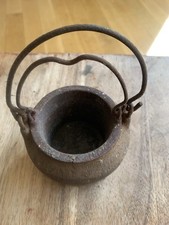 Vintage cast iron glue pots - vintage,