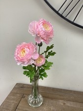 Pale Pink Ranunculus Faux
