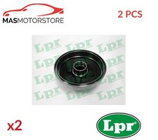 BRAKE DRUM PAIR SET REAR LPR