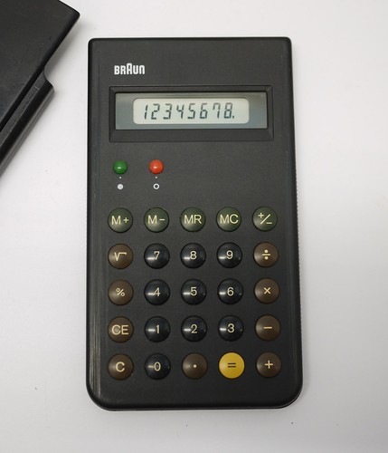 Vintage braun calculator - ag,
