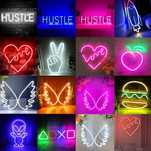 Large size led neon light - size,