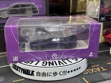TimeMicro 1/64 Nissan Skyline GT-R R32 Purple With Figure Opening Hood New
