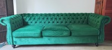 Chesterfield velvet seater - velvet, 3-seater
