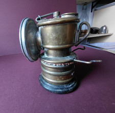 Vintage Acetylene Brass Huwood