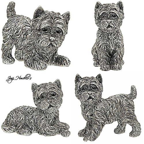 Silver westie highland - silver,