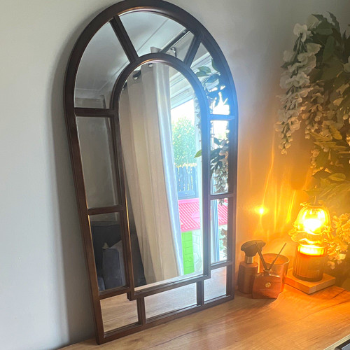 Large arched mahogany - large, wood