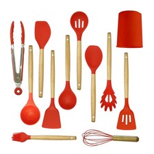 AEX 12pc Silicone & Wooden