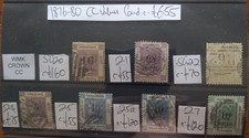 Hong Kong 1860s+ QV stamps Wmk