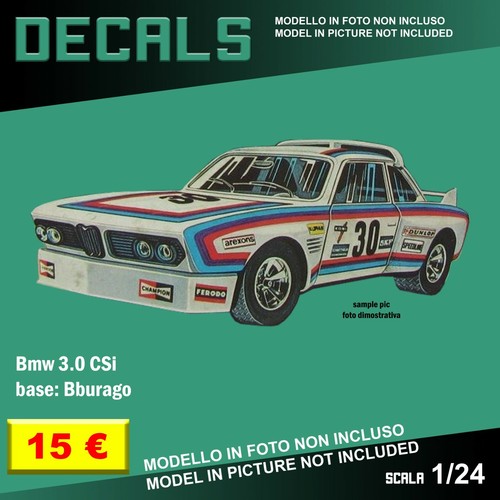 Decals repro bmw csi cs - decals,