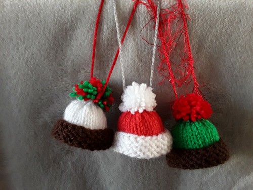 Hand knitted christmas - hand,