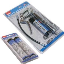 PISTOL GRIP MANUAL GREASE GUN SET WITH GREASE CARTRIDGE WITH 3 CARTRIDGES