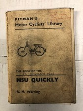 Pitmans NSU Quickly Booklet